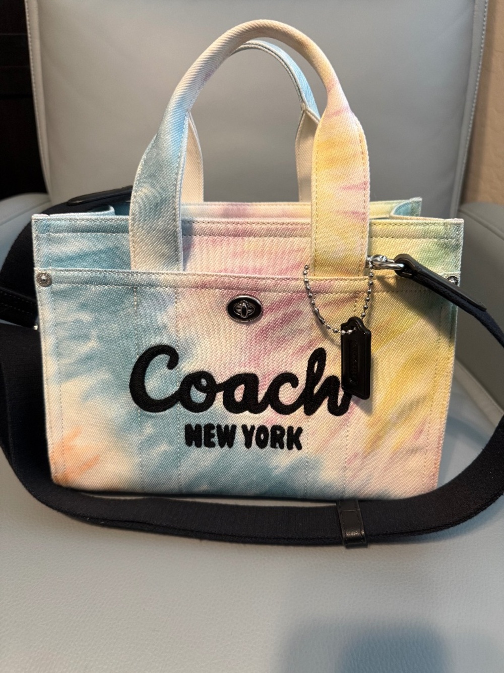 Coach Rainbow Cargo Tote 26